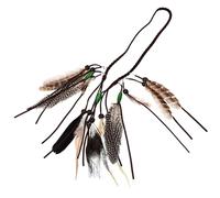 Ipetboom Boho Floral Headband Peacock Vintage Bohemian Hair Band Women Fashion Accessory