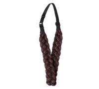 Ipetboom Boho Headband for Women Braiding Hair Fashion Braid Headband False Hair Braid Ponytail Accessory