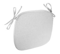 Ipetboom Booster Seat Cushion for Dining Chairs High-Density Slow Rebound Thick Square Height Enhancer with Removable Straps Non-Slip Comfortable Pad for Kitchen and Home Use Light Grey