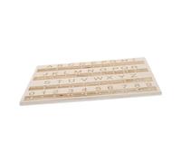 Ipetboom Braille Alphabet Board Tool for Blind for Beginners Visually Trace Sensory Letter Number Tactile Labels Braille Teaching Tools Vision Blind Wooden