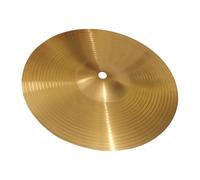 Ipetboom Brass Jazz Drum Crash Cymbal for Practice Drum Professional Sound Quality Alloy Construction Suitable for Various Jazz Types