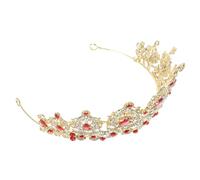 Ipetboom Bridal Crown Headdress with Crystal Accents Elegant Wedding Headband for Bride for Parties and Engagements Lightweight Crystal Accessories