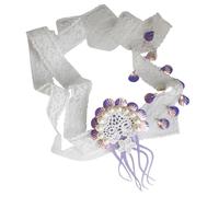 Ipetboom Bridal Headband for Weddings Elegant Jellyfish Style Hair Accessory for Beach Parties Dance Events and Everyday Wear