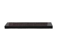 Ipetboom Bridge Blanks Versatile Black Ebony Wooden for Acoustic Guitar Music Instruments Accessories Ebony Material Ensuring Sound Quality for Guitar Projects