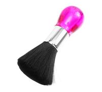 Ipetboom Broken Hair Remove Brush Neck Duster 5 Pcs Soft Plastic Hair Cleaning Brush with Crystal Handle for Hairstylists without Irritating Skin