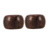 Ipetboom Buddhism Thumb Ring Natural Wood Ring Accessory Unique Decorative Design for Men for Collectors Cultural Art Enthusiasts for Daily Wear