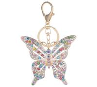 Ipetboom Butterfly Carry Lightweight with Keyring Keychain Alloy Hollow Design, Easy to Decorative Ornament for and Accessories Bag Suitable Backpack Handbag