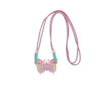 Ipetboom Butterfly Phone Lanyard Crossbody Strap with Tether Tabs for Women Detachable Mobile Phone Hanging Clip Wrist Strap Wristlet for Travel Shopping Party Camping