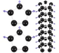 Ipetboom C60 Molecular Structure Model Kit, 23mm Plastic Carbon Form Assembly, Science Teaching Instrument for Chemistry Education and Classroom Use