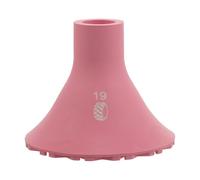 Ipetboom Cane Tip Replacement Foot Attachment for Walking Stick, Non-Slip Rubber Cap Soft Base, Sturdy 19mm Pink Cover for Elderly Mobility Aid