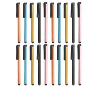 Ipetboom Capacitive Stylus Pens for Touchscreen Devices with Wide Compatibility and No Writing Noise 20pcs Aluminium Alloy Precision Screen Touch Pens and Random Color Suitable for Tablets