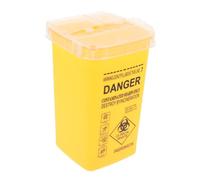 Ipetboom Capacity Sharps Container with Secure Lid PP Disposal Bin for Waste Compact and Odor Resistant Sharps Bucket for Safe Storage