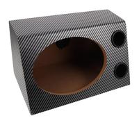 Ipetboom Car Audio Speaker Enclosure Box Wooden Trapezoidal Subwoofer Cabinet Vehicle Audio Speaker Box for Enhanced Sound Performance and Sub Sound Supplies