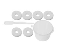 Ipetboom Car Diffuser Pads 6pcs 20mm round Vent Essential Oil Refill Pads Aromatherapy Replacement for Car Air Freshener Clips and Necklace Aromatic Use