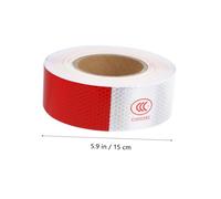 Ipetboom Car Reflective Safety Tape Red White Adhesive Warning Strips Vehicle Markings for Trucks Cars Trailers with Strong Self-adhesive and High Visibility