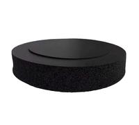 Ipetboom Car Speaker Muffler Pad 6-6.5 Inch Soundproof Sealing Bass Ring Pad Flat Shock-proof Auto Muffler Plate for Single Door Car Audio Accessories