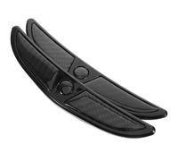 Ipetboom Carbon Fiber Car Wheel Arch Strips, 1 Pair Adhesive Vehicle Mudguard Stickers, Black Anti-Scratch Flare Protector for Universal Auto Body Trim