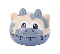 Ipetboom Cartoon Mechanical Kitchen Timer for Students Battery Visual Countdown Reminder Practical Management Tool for Cooking Study and Work Efficiency