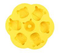 Ipetboom Cartoon Silicone Steamed Cake Mold Pan for Home Baking Easy to Clean Adorable Cow and Panda Shapes for DIY Desserts