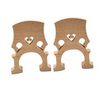 Ipetboom Cello Bridge Parts Beige Colour Maple Wood 2pcs Ready to Use Lightweight and Easily Shaped Accessories and Can be Placed the Bag for Professional Learning and Practicing