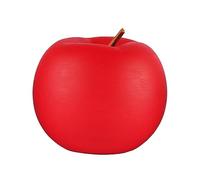 Ipetboom Ceramic Apple Ornament Red Christmas Desktop Decoration for Home Office Shelf Unique Artificial Fruit Prop for Party and Kitchen Display