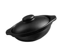 Ipetboom Ceramic Cooking Pot Heat Resistant Casserole for Soup Noodles Braised Dishes Kitchenware for Home Restaurant Use Easy to Clean Stable Design