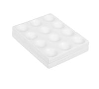 Ipetboom Ceramic Reaction Plate Porcelain Spot Board for Laboratory Chemical Experiments Impact Resistant Science Plate for Versatile Lab Reactions and Drip Testing