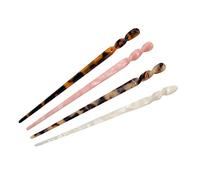 Ipetboom Chic Hairpins 4pcs Set Vintage Chinese Style Acetate for Parties Weddings