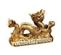 Ipetboom Chinese Year Dragon Ornament Car Interior Decor Figurine Symbolizing Power Strength and Fortune for Vehicle Console and Desk Display