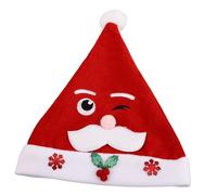 Ipetboom Christmas Hats Winking Santa Novelty Party Cap for Family Gatherings Events