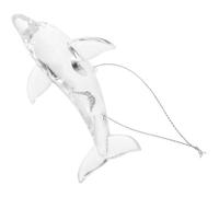Ipetboom Christmas Tree Decoration Dolphin Hanging Decor Unique Acrylic Creative Pendant Wide Range of Uses Can Be Hung Winter Snow Theme Party Ornament
