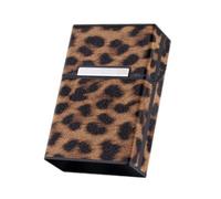 Ipetboom Cigarette Case Protective Shell Leopard Design Capacity Portable Case for Cigarettes for Smoking The Go