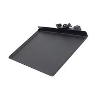 Ipetboom Clip-On Microphone Tray Holder with Sound Card Tray Dual-Mount Microphone Storage Rack for Live Streaming for Broadcasting Equipment