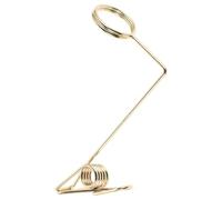 Ipetboom Cocktail Garnish Clip Gold L-shaped Barware Accessory for Martini Glasses - Reusable Drink Garnish Holder for Molecular Gastronomy and Wedding Decor