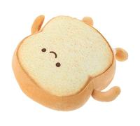 Ipetboom Comfortable Toast Shape Plush Pillow Soft Throw Cushion for Bedroom Sofa Home Decor Adorable Small Realistic Toast Bread Doll Friends