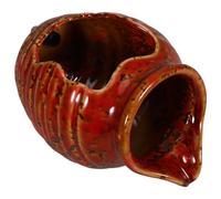 Ipetboom Complete Waterfall Stream Kits Featuring Natural Flowing Water Effect and Circulating Water in A Red Ceramic Courtyard Jar, for Patio or Next to The Swimming Pool Decor