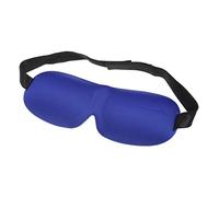 Ipetboom Contoured Sleeping Mask Comfortable Sleep Blindfold for Travel Naps Lightweight Breathable Design Blue Unisex Eye Cover with Elastic Band for Total Light Block