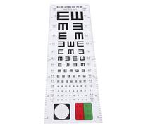 Ipetboom Convenient Visual Test Chart for Eye Exams Simple Eye Testing Wall Chart Handwriting for Easy Identification Practical Tool for Measuring Vision for Adults