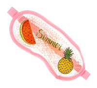 Ipetboom Cooling Gel Eye Mask with Ergonomic Nose Pad Lightweight Breathable PVC Cold Compress Eye Patch for Camping and Indoor Use Reusable Ice Compress for Stress Relief and Comfortable