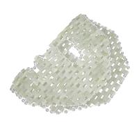 Ipetboom Cooling Jade Facial Massage Mask for Relief and Hydrating Skincare Large Smooth Polished Jade Beauty Mask with Eye Cover for Circulation Improvement and Relaxation Spa Therapy Home