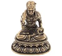 Ipetboom Copper Golden to and Sturdy Erosion Statue Buddha Resistant Adornment for Decoration Feng Shui Ornament Desktop Desk Personal Office