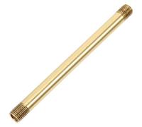 Ipetboom Copper Lamp Stem Straight Hollow Rod with External Thread DIY Lamp Parts and Easy to Install Lighting Fixture Component