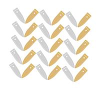 Ipetboom Copper Zinc Electrode Strips for Fruit Battery Science Experiments Copper Zinc Educational Electrodes for DIY Electricity Learning Portable and Use Science Kit for Classroom and