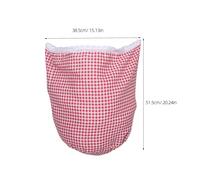 Ipetboom Country Style Fabric Basket Liner Washable Cloth Insert for Woven Laundry Baskets Replacement Hamper Liner for Bathroom Bedroom and Picnic Storage Use