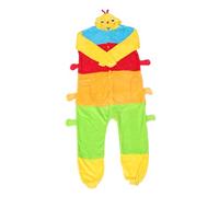 Ipetboom Cozy Flannel Caterpillar Pajamas for Adults Soft Warm Winter Onesie Sleepwear for Men and Women Cartoon Couple Homewear for Halloween and Daily Loungewear Xl Multi