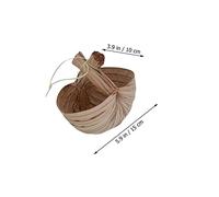 Ipetboom Creative Palm Leaves Dessert Basket Bowl for Salad and Fruit Serving Handwoven Southeast Asian Style Eco Friendly Household Tray Natural Snack Holder