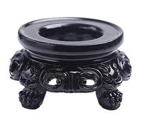 Ipetboom Crystal Ball Stand, 1PC 8x8cm Crystal Sphere Stand Clear Ball Base Resin Holder for Office, Tabletop, Home Decorations