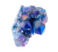 Ipetboom Crystal Cluster Stone Decorative Gemstone Table Ornament for Home Office Living Room Calming Energy Refreshing Spirit