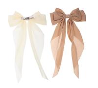 Ipetboom Cute Hair Accessories for Girls Bow Hair Clips Big Bow Hair Clips Hair Clip Metal Fabric Long-lasting