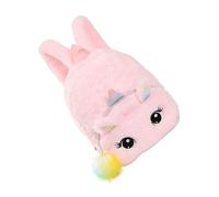 Ipetboom Cute Pink Unicorn Plush Travel Backpack for Girls, School Backpack with Storage and Carrying Everyday Essentials, for College and Outdoor Use